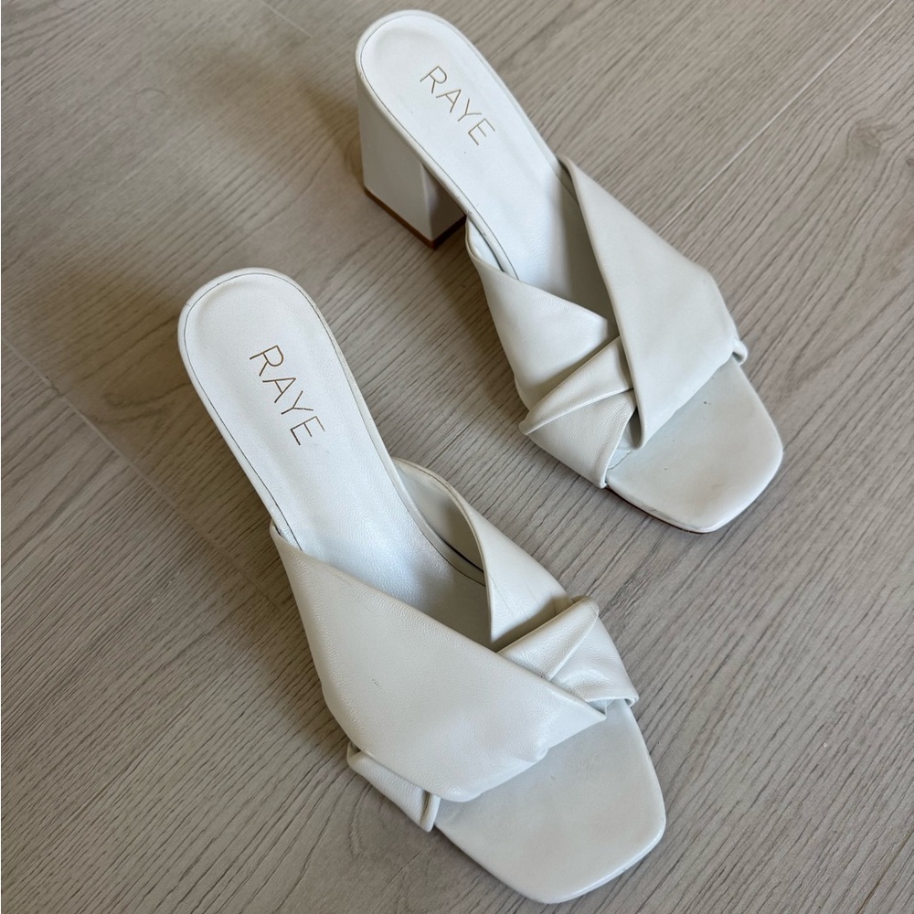 White block heels
